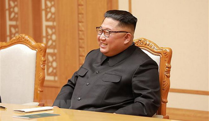 Nhà lãnh đạo Triều Tiên Kim Jong-un. Ảnh: AFP/TTXVN