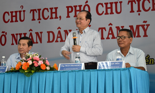 Đồng chí Trần Thanh Đức, Phó Chủ tịch UBND tỉnh phát biểu tại buổi họp mặt