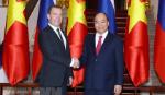 Thủ tướng Nguyễn Xuân Phúc hội đàm với Thủ tướng Nga Medvedev