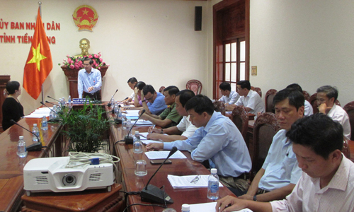 Chủ tịch UBND tỉnh Lê Văn Hưởng kết luận vụ việc khiếu nại của bà Quang.