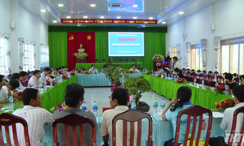 Scene at the seminar. Photo: thtg.vn