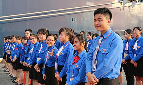 Vietnamese youths welcome Southeast Asia-Japan youth ship (Photo:VOV)