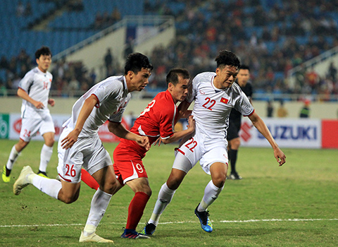 Đoàn Văn Hậu 19 tuổi, là cầu thủ trẻ nhất bên phía ĐT Việt Nam ở Asian Cup 2019 - Ảnh: Phan Tùng 