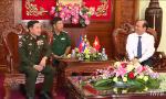 Development Agency, Ministry of Defense of Cambodia extends Tet greetings to Tien Giang province