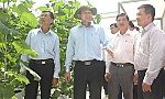 Visiting high-tech cooperatives and agricultural production establishments
