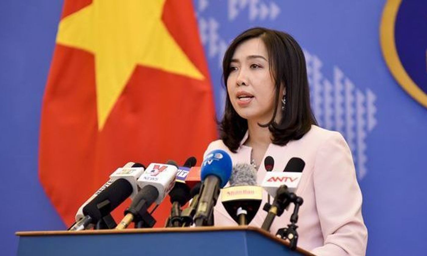 Spokesperson of the Vietnam Ministry of Foreign Affairs Le Thi Thu Hang.