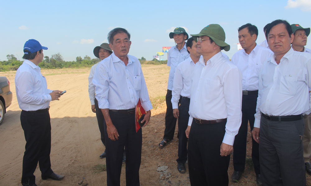  Lãnh đạo tỉnh kiểm tra công tác GPMB tại huyện Châu Thành.
