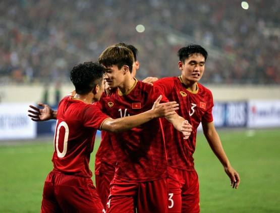 U23 Việt Nam giành quyền vào chơi vòng Chung kết Giải Vô địch Bóng đá U23 châu Á một cách thuyết phục. Ảnh: Vietnamnet.vn