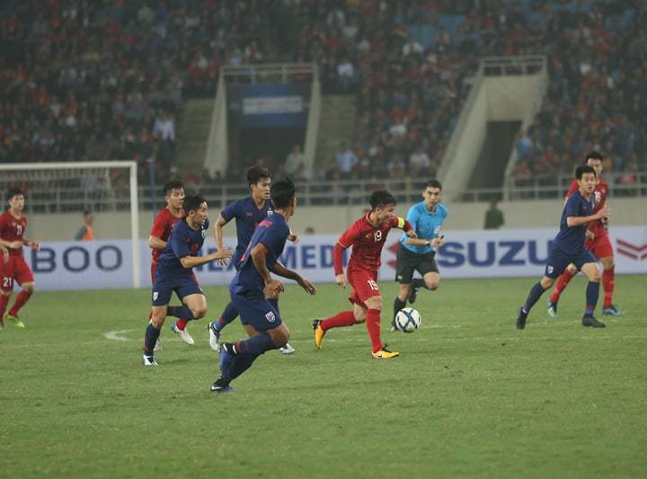 Quang Hải (số 19) là cầu thủ quan trọng nhất trong lối chơi của U23 Việt Nam khi đóng vai trò 
