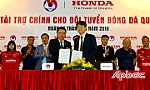 Honda Việt Nam trở thành nhà tài trợ chính bóng đá Việt Nam