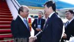 Thủ tướng đến Bắc Kinh, tham dự Diễn đàn Vành đai và Con đường