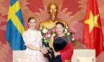 NA leader welcomes Crown Princess of Sweden in Hanoi