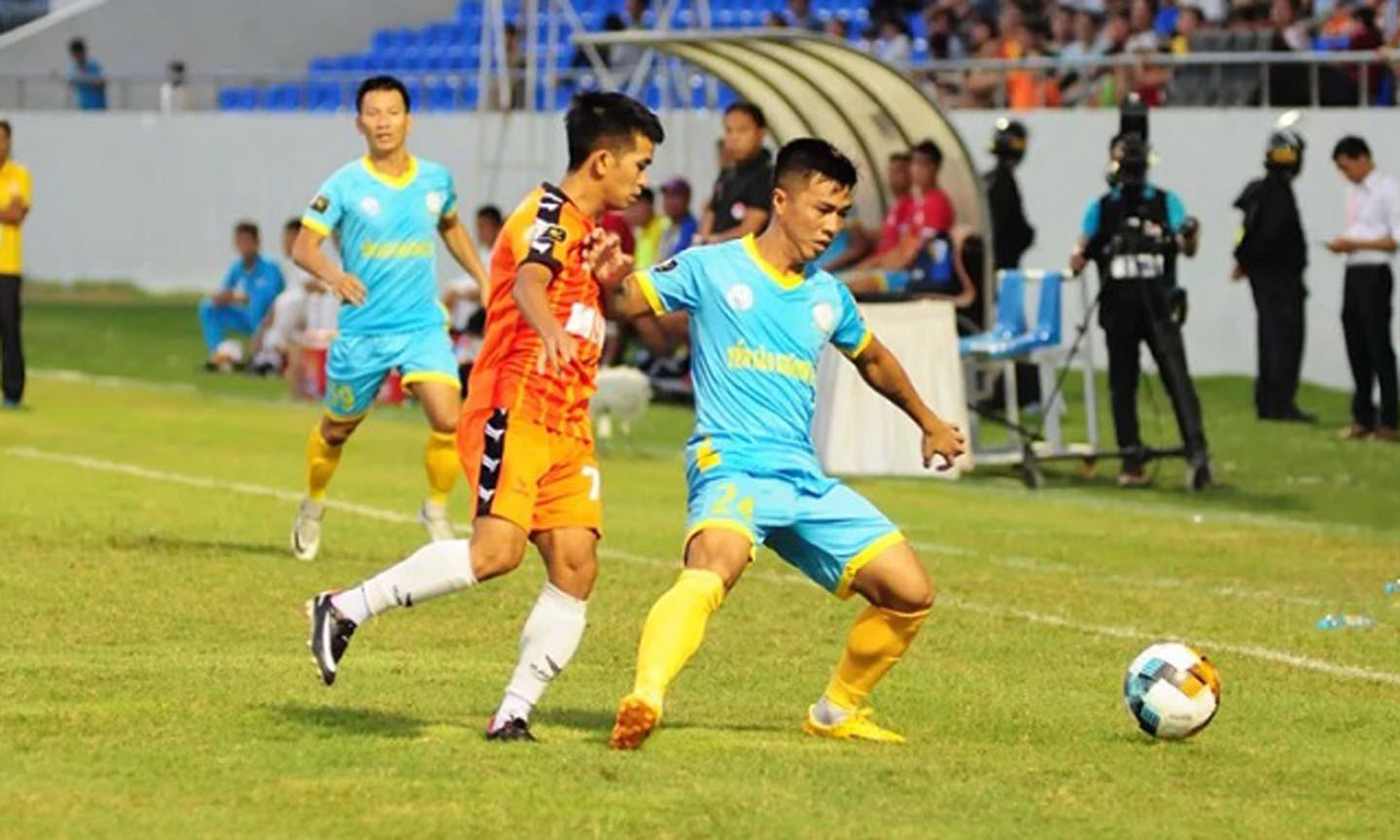 SHB Da Nang (in orange) have now won two games in a row.