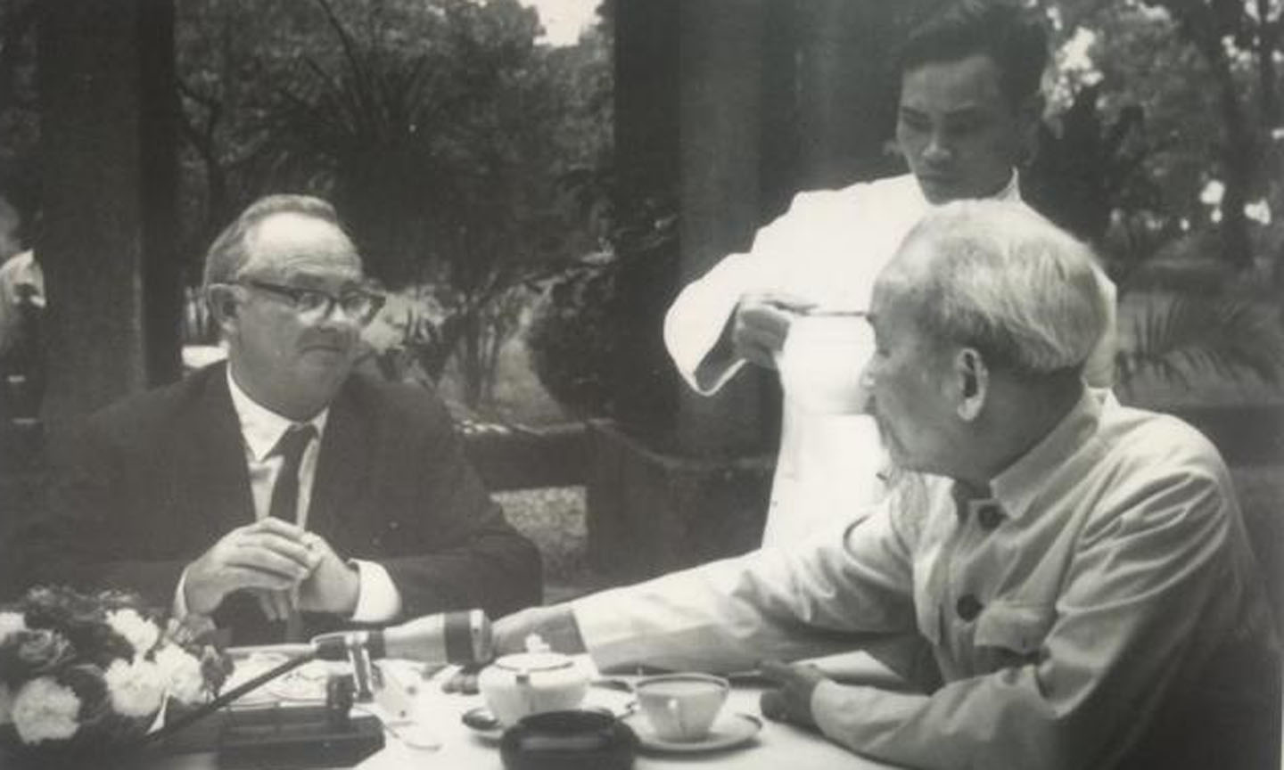 Journalist Wilfred Burchett interviewed President Ho Chi Minh on April 13, 1964.
