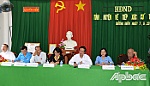 Bí thư Tỉnh ủy Nguyễn Văn Danh tiếp xúc cử tri huyện Châu Thành