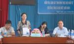 Ministry of Labor, Invalids and Social Affairs works with Go Cong Dong district