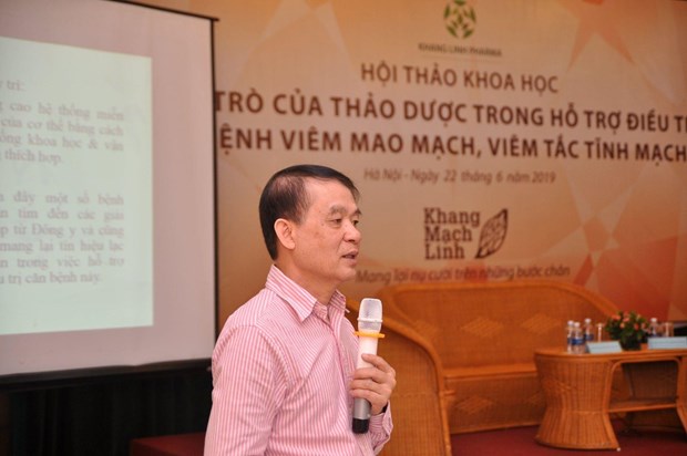 Phó giáo sư Nguyễn Duy Hưng - Tổng thư ký Hội Da liễu Việt Nam. (Ảnh: PV/Vietnam+)
