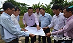 Leaders of Tien Giang province survey the project of Thoi Son islet 1 tourist