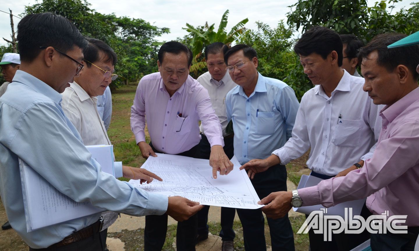 Lãnh đạo tỉnh Tiền Giang khảo sát các điểm du lịch cù lao Thới Sơn