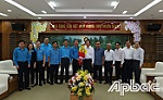 Tổng Liên đoàn Lao động Việt Nam làm việc với tỉnh Tiền Giang