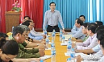 Chủ tịch UBND tỉnh kiểm tra xây dựng NTM tại xã Bình Ninh, Hòa Định