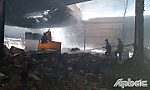 Cháy lớn tại công ty sản xuất giấy Tấn Dũng