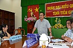 Trưởng Đoàn Đại biểu Quốc hội tỉnh Tiền Giang Võ Văn Bình tiếp công dân