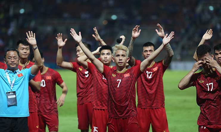  Đội tuyển Việt Nam đang cho thấy những nét mới trong lối chơi. 	                                                                                                 Ảnh: Vietnamnet.vn