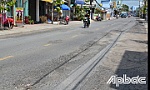 Đường Nguyễn An Ninh vừa nâng cấp đã xuống cấp