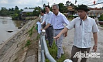 Vice Chairman of the PPC surveys infrastructure preparation for Dong Hoa Hiep ancient village festival
