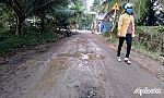 Đường Trần Thị Thơm nối dài chậm được nhựa hóa