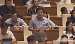 Đại biểu Tạ Minh Tâm góp ý dự án Luật Hòa giải, đối thoại tại Tòa án