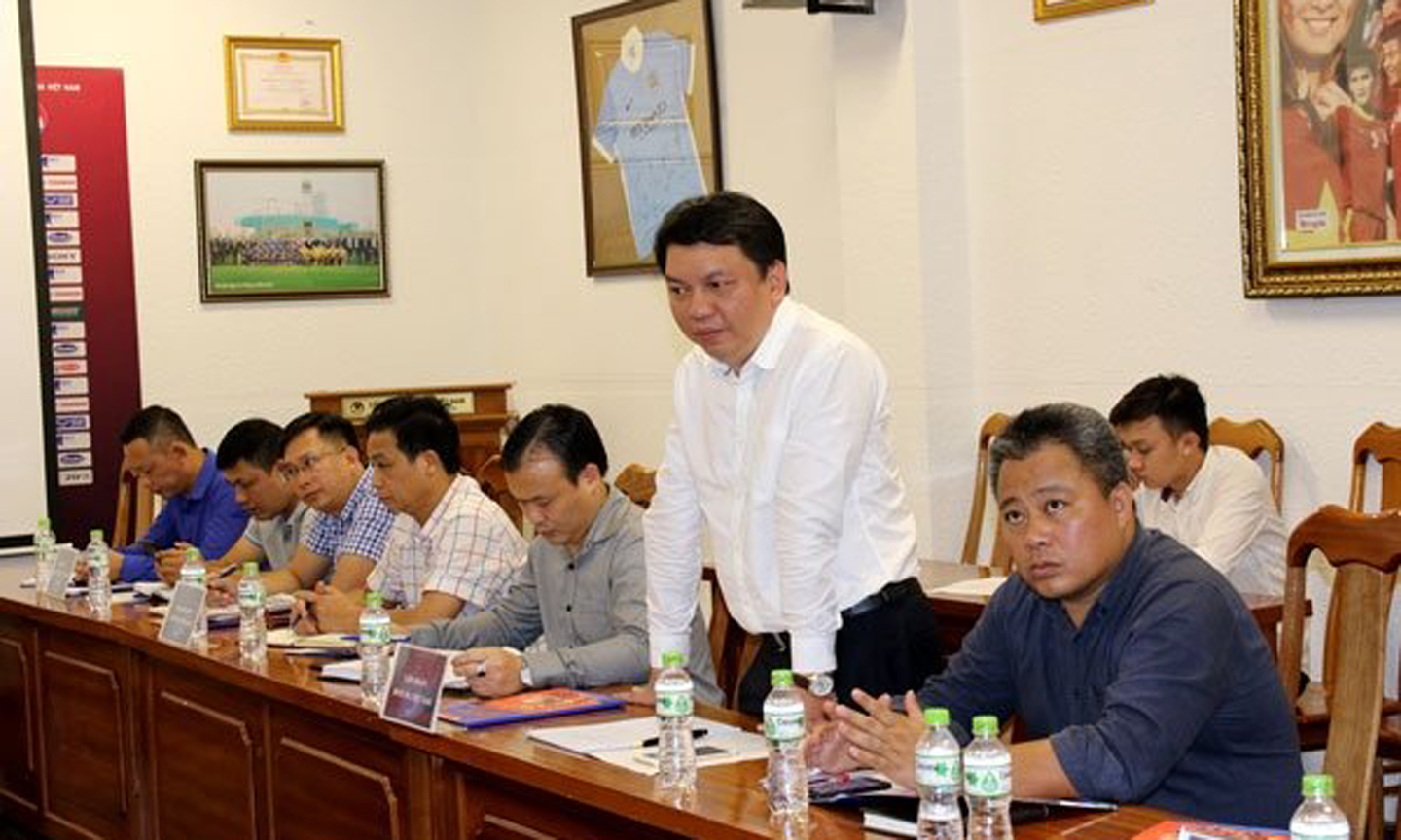  VFF General Secretary Le Hoai Anh speaks at the meeting. (Photo: VFF)