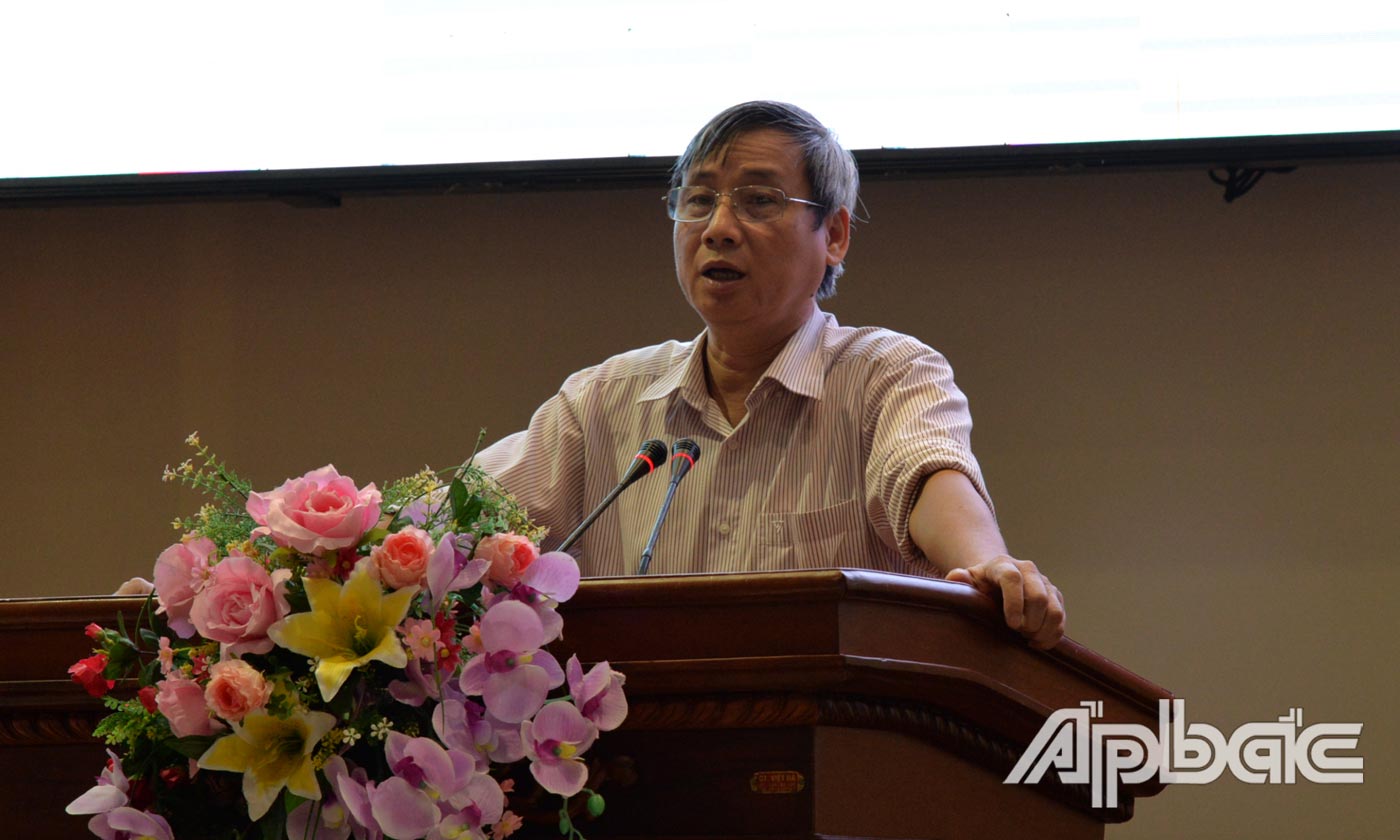 Đồng chí Lê Hoàng Liêm, Phó Giám đốc Sở Nội vụ đã triển khai Kế hoạch 317.