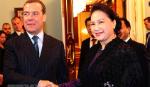 Chủ tịch Quốc hội Nguyễn Thị Kim Ngân hội kiến Thủ tướng Nga Medvedev