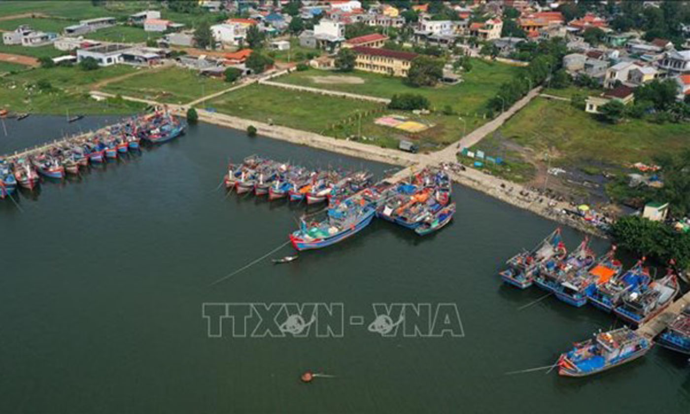 A mooring area for boats in Thua Thien - Hue province (Source: VNA)