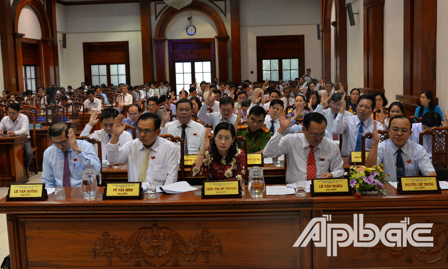 Đồng chí Nguyễn Văn Danh phát biểu bế mạc kỳ họp.