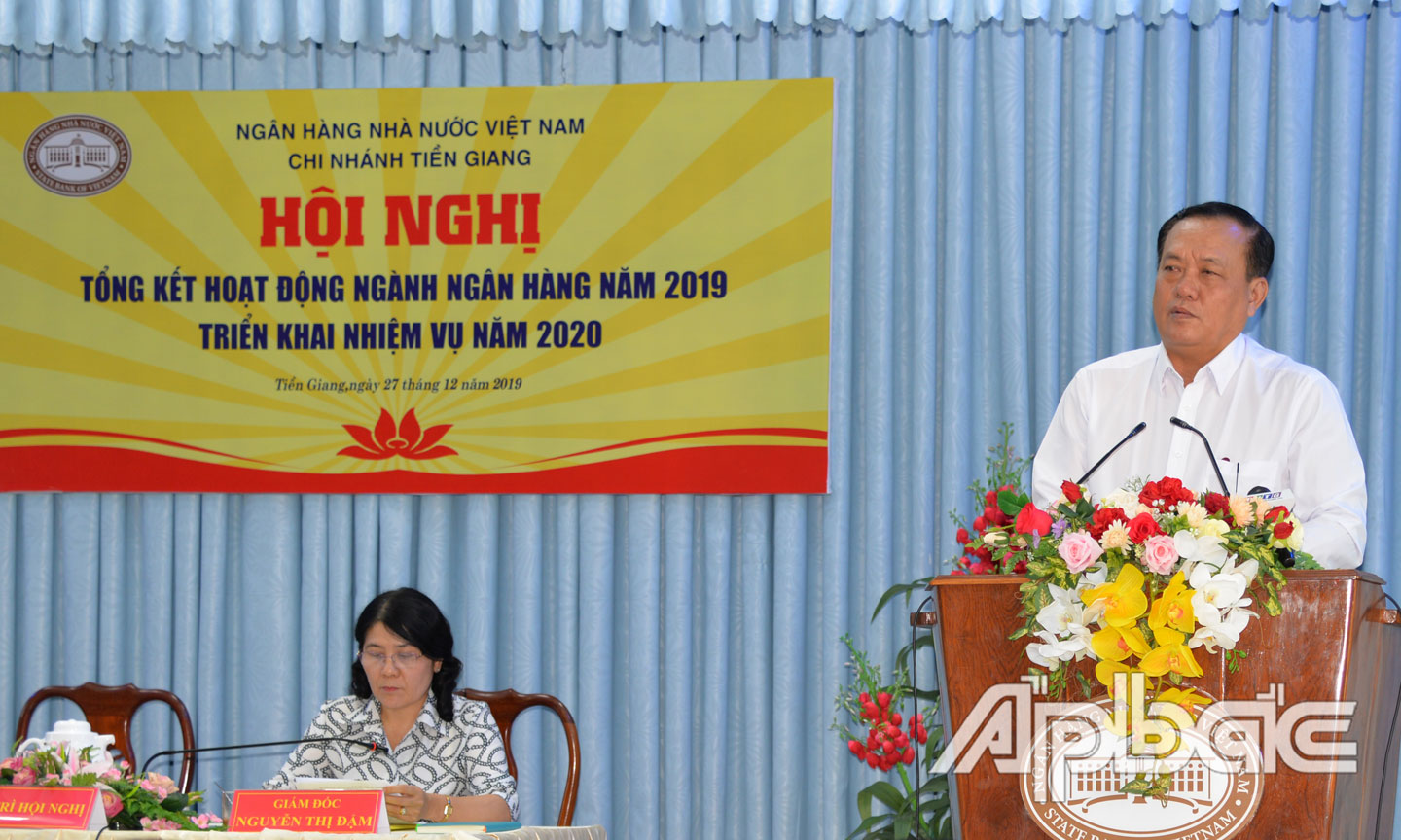 Đồng chí Lê Văn Nghĩa phát biểu chỉ đạo tại hội nghị.