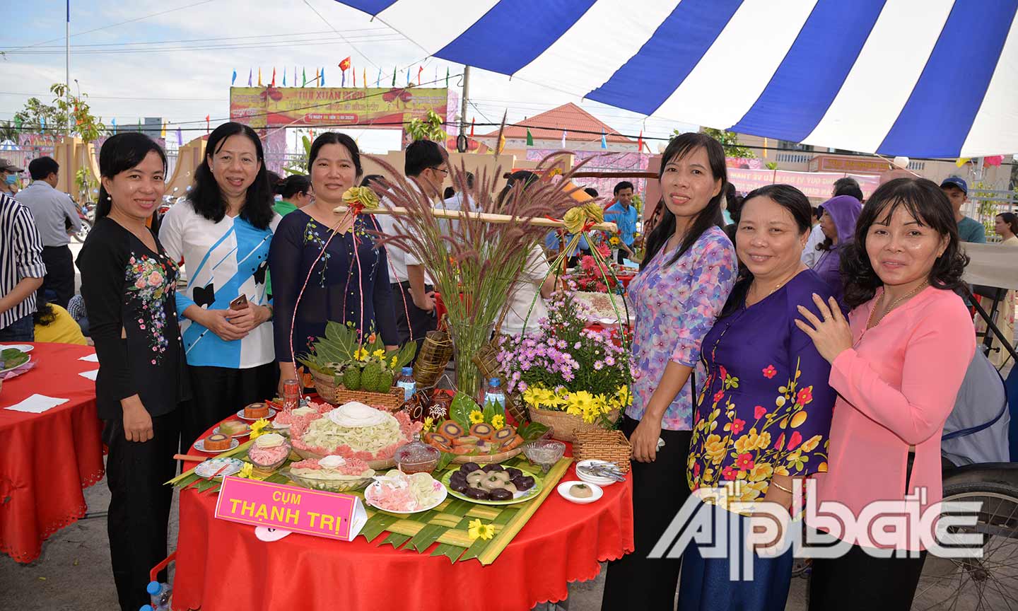 Tổ chức Hội thi Bánh dân gian, nấu ăn ngày tết mừng Xuân Canh Tý 2020, góp phần giữ gìn nét văn hóa tết cổ truyền dân tộc.