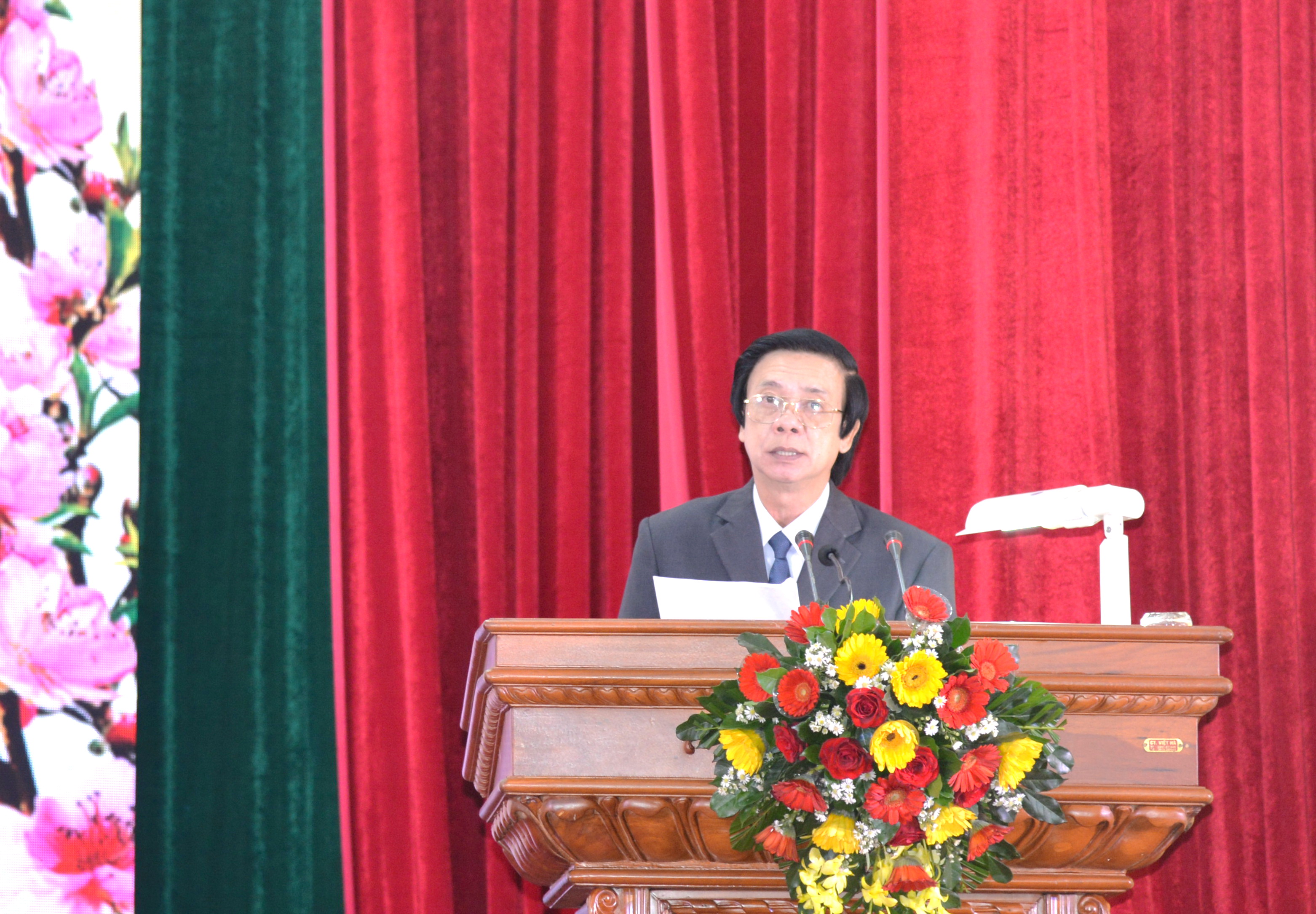 Bí thư Tỉnh ủy Nguyễn Văn Danh phát biểu ôn truyền thống