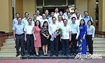 Chủ tịch UBND tỉnh Tiền Giang Lê Văn Hưởng làm việc với Hiệp hội Doanh nghiệp tỉnh