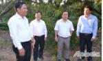 Provincial leaders check the drought prevention in the western districts
