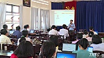 Tien Giang High School for the Gifted holds an training course on online learning