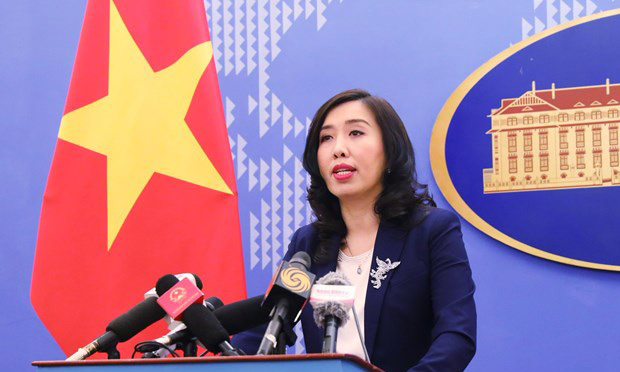Spokeswoman of the Ministry of Foreign Affairs Le Thi Thu Hang. (Photo: VNA)