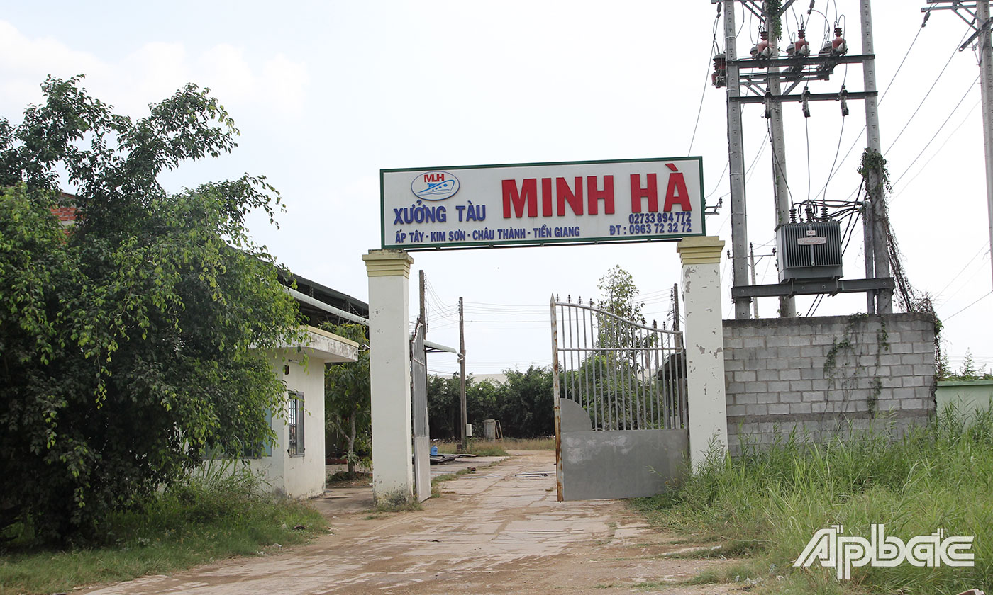Công ty TNHH MTV Châu Thành Phát thuê đất tại Xưởng đóng tàu Minh Hà.