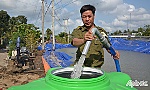 Lãnh đạo tỉnh Tiền Giang kiểm tra việc vận chuyển nước ngọt cứu sầu riêng