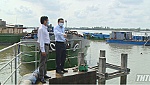 Tien Giang: Supplying Dong Tam BOO water plant with fresh water by barges