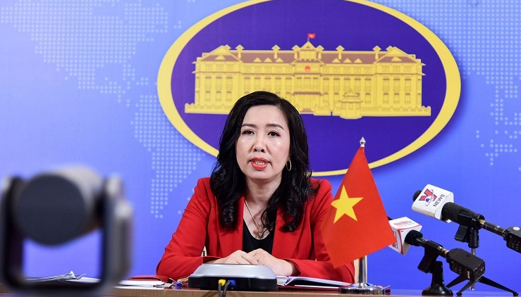 Spokesperson of the Vietnamese Ministry of Foreign Affairs Le Thi Thu Hang (Photo: The World and Vietnam Report)