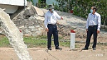 Chairman of the PPC checks the water supply for production in Cai Be and Cai Lay districts