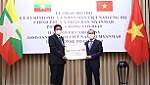 Vietnam presents 50,000 USD for Myanmar's COVID-19 fight